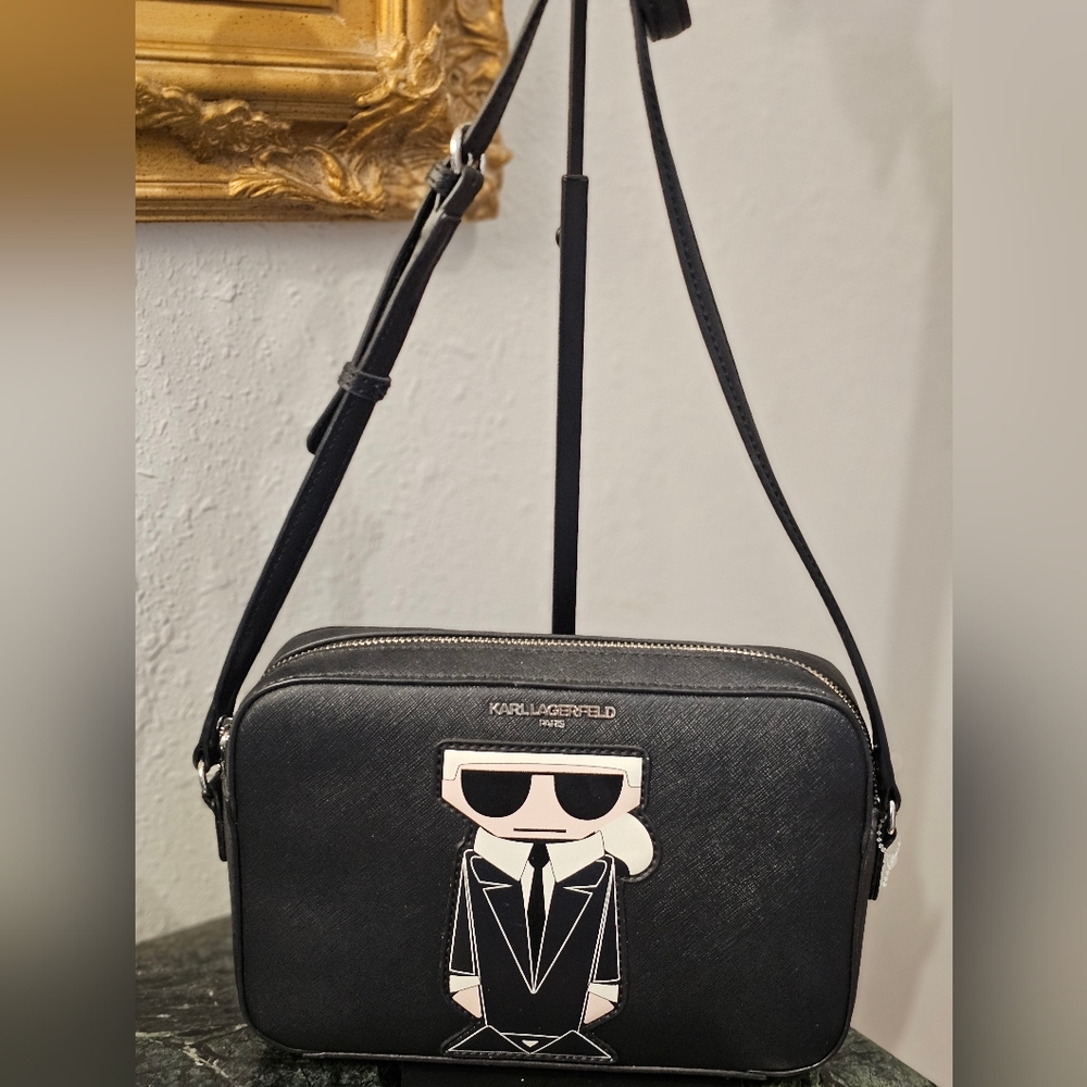 Karl Lagerfeld Black Crossbody Bag